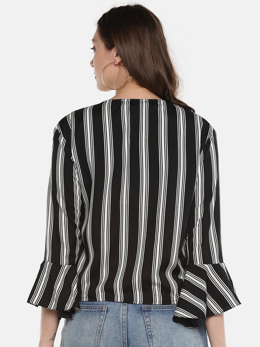 thank-u-next-black-and-white-striped-top-sassystripes